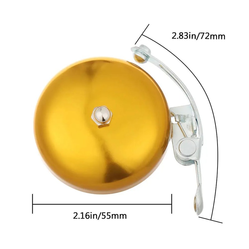 Retro Aluminum Alloy Bike Bell Loud Universal Handlebar Bell For Mountain City Bikes 5