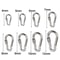 Stainless Steel Quick Link Screw Lock Carabiner M4M12 Spring Snap Hook For Camping Travel Rigging 4
