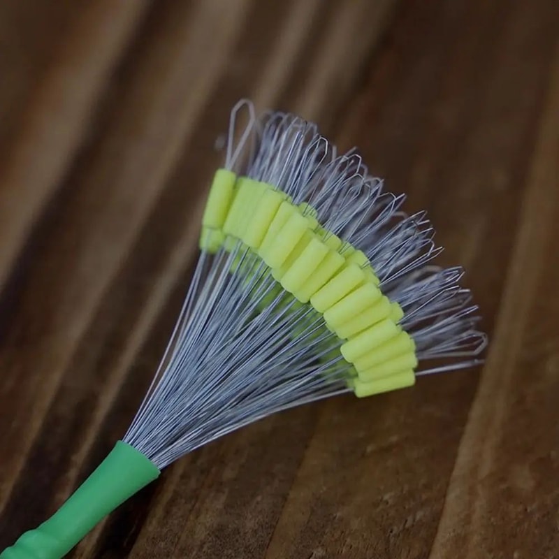 Transparent Silicone Float Space Beans Anti Tangle Fishing Line Stopper Beads 100pcs For Precise Bo 12