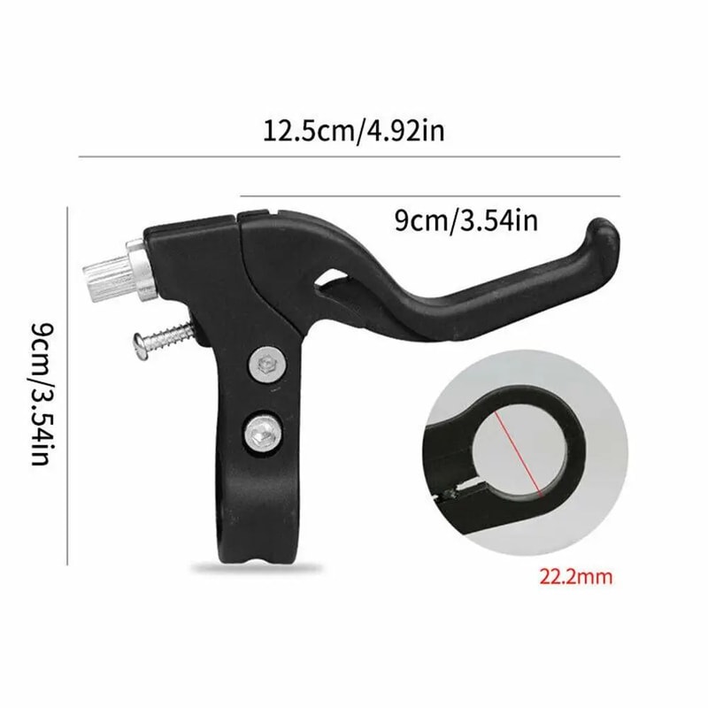 Universal Kids VBrake Lever Replacement 1 Pair 222mm Handlebar Brake Levers For MTB BMX Road Bike 5