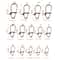 100Piece Stainless Steel Fishing Swivel Snap Set With Fast Lock Split Rings Barrel Connectors 4