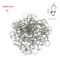 100Piece Stainless Steel Fishing Swivel Snap Set With Fast Lock Split Rings Barrel Connectors 9