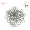 100Piece Stainless Steel Fishing Swivel Snap Set With Fast Lock Split Rings Barrel Connectors 13