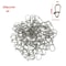 100Piece Stainless Steel Fishing Swivel Snap Set With Fast Lock Split Rings Barrel Connectors 11