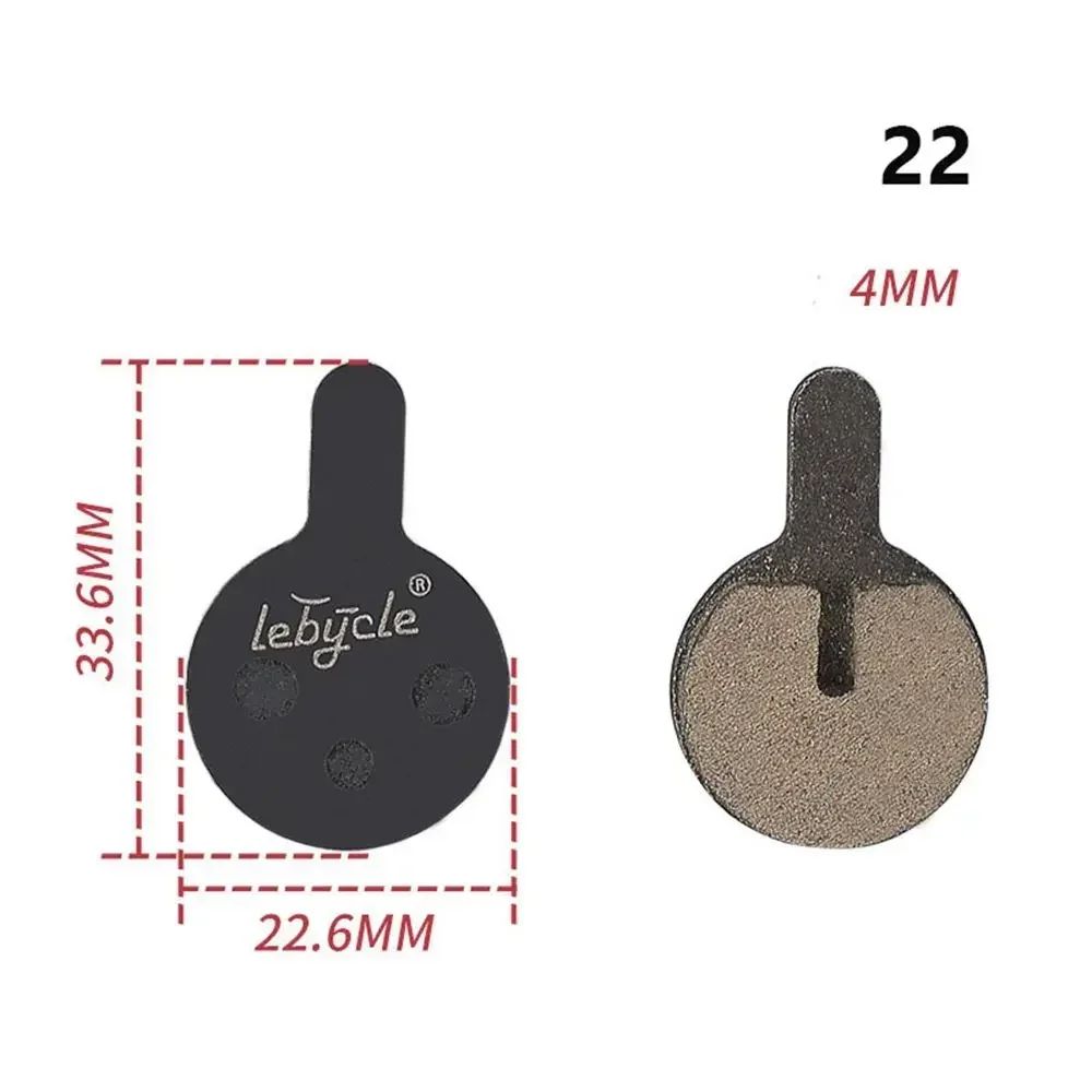 Universal MTB Disc Brake Pads Pair Quiet StrongStopping Mountain Bike Brake Pads For Road MTB 23