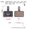 Universal MTB Disc Brake Pads Pair Quiet StrongStopping Mountain Bike Brake Pads For Road MTB 8