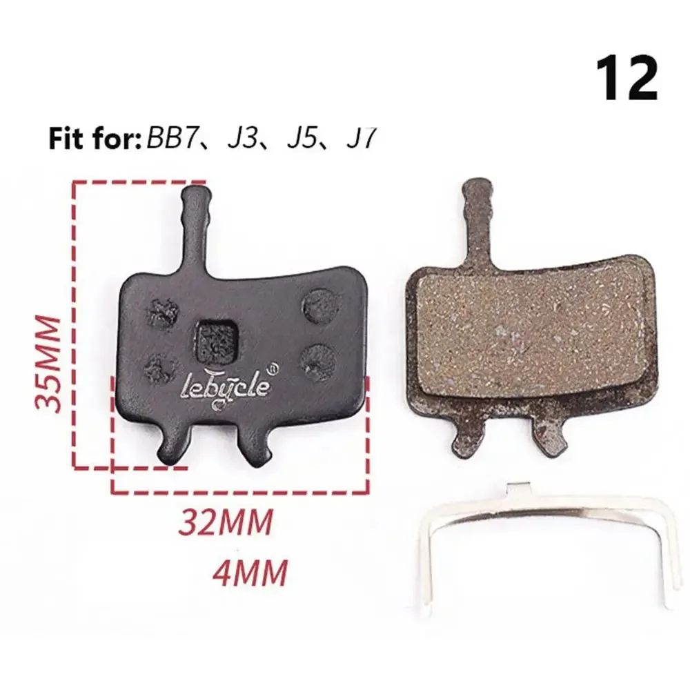 Universal MTB Disc Brake Pads Pair Quiet StrongStopping Mountain Bike Brake Pads For Road MTB 15