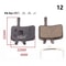 Universal MTB Disc Brake Pads Pair Quiet StrongStopping Mountain Bike Brake Pads For Road MTB 15