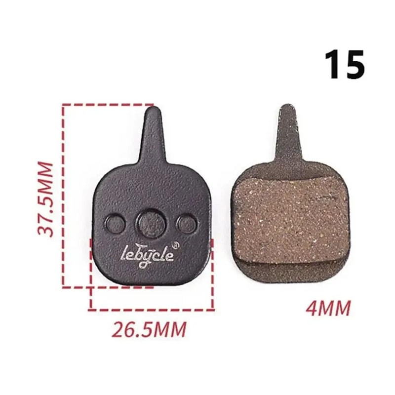 Universal MTB Disc Brake Pads Pair Quiet StrongStopping Mountain Bike Brake Pads For Road MTB 16