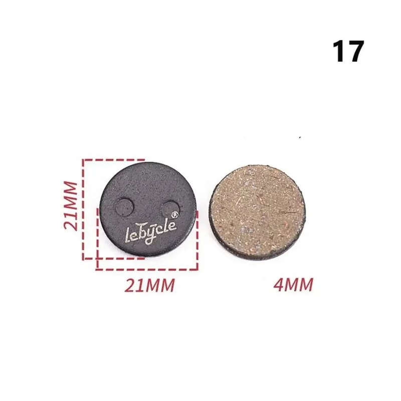 Universal MTB Disc Brake Pads Pair Quiet StrongStopping Mountain Bike Brake Pads For Road MTB 18