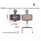 Universal MTB Disc Brake Pads Pair Quiet StrongStopping Mountain Bike Brake Pads For Road MTB 10