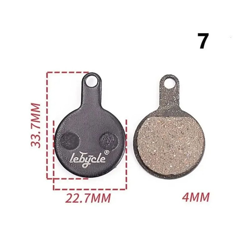 Universal MTB Disc Brake Pads Pair Quiet StrongStopping Mountain Bike Brake Pads For Road MTB 12