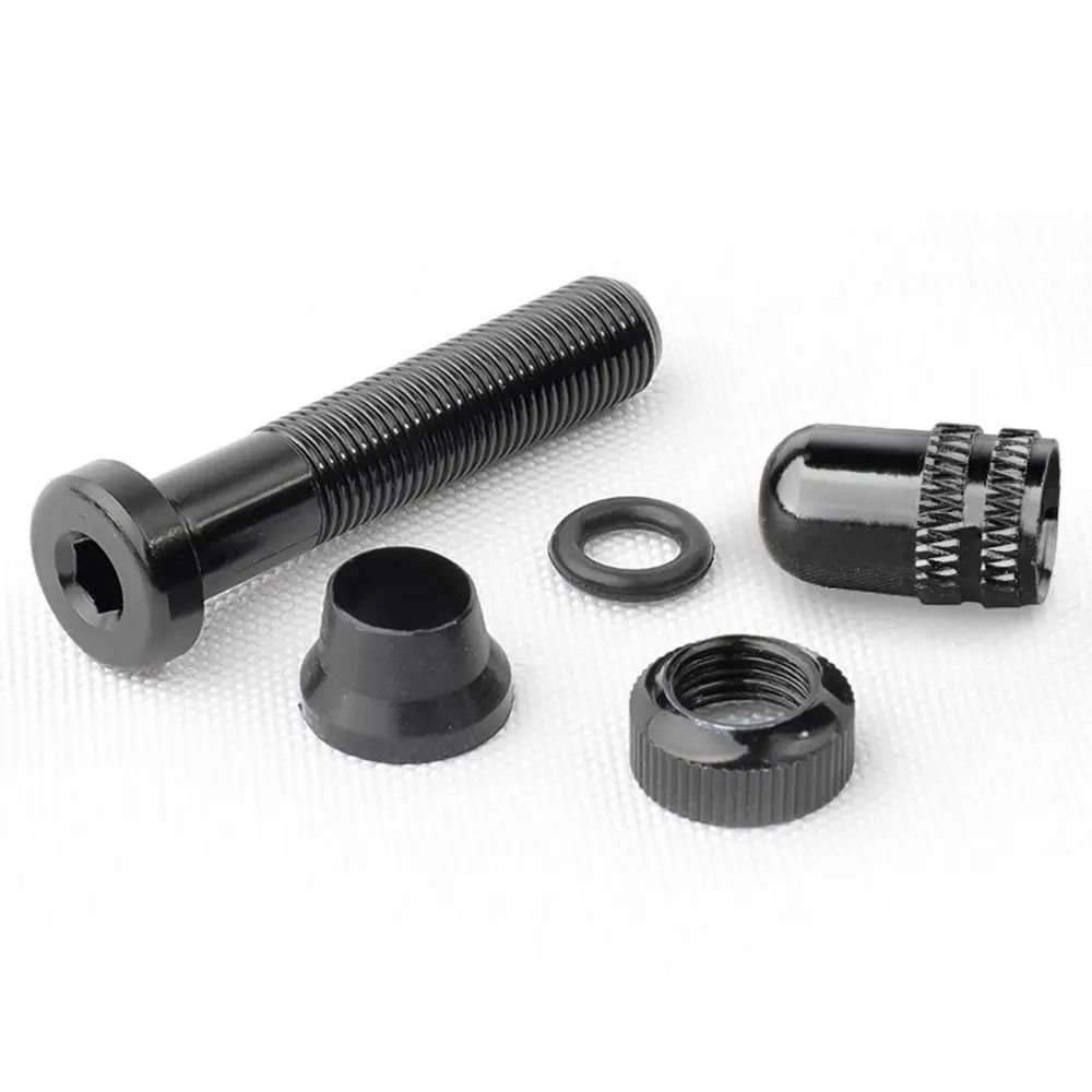 Tubeless Presta Valve Stem Set 40mm60mm With Tool And Alloy Cap For Road MTB Bikes 2