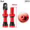 Tubeless Presta Valve Stem Set 40mm60mm With Tool And Alloy Cap For Road MTB Bikes 11