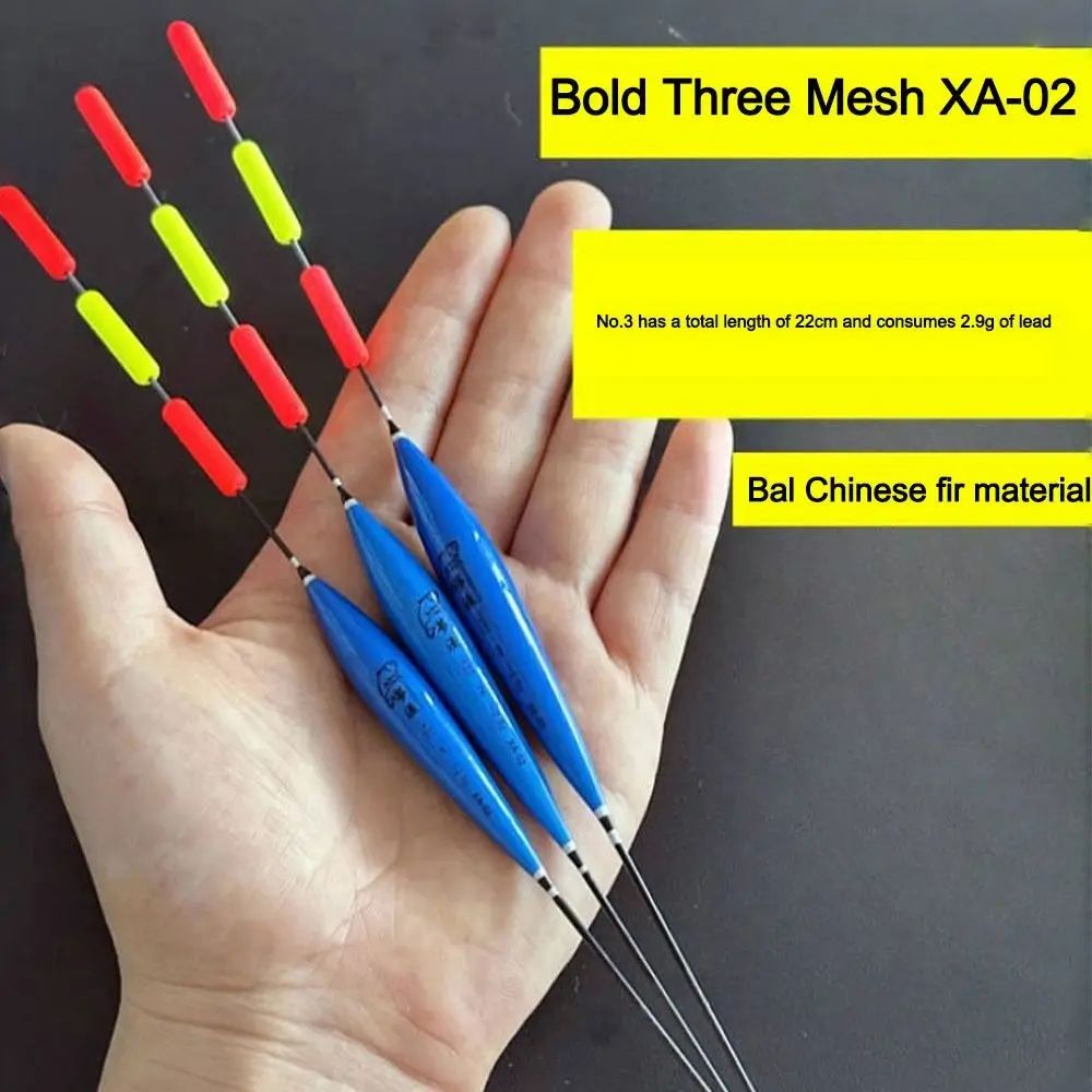 Durable ThreeMesh Fishing Float ThickTail Float Indicator For Fast Accurate Bite Detection 8