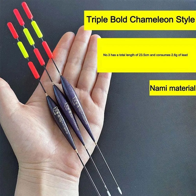 Durable ThreeMesh Fishing Float ThickTail Float Indicator For Fast Accurate Bite Detection 9