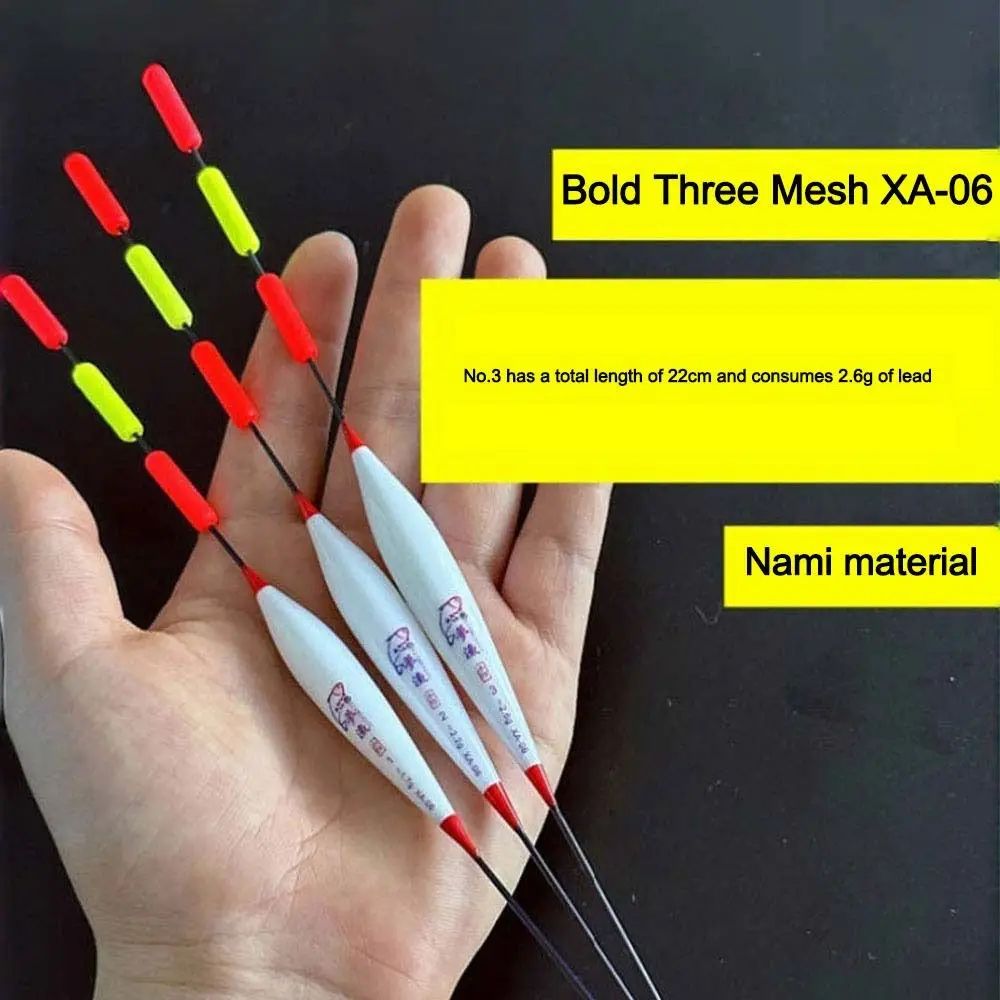Durable ThreeMesh Fishing Float ThickTail Float Indicator For Fast Accurate Bite Detection 6