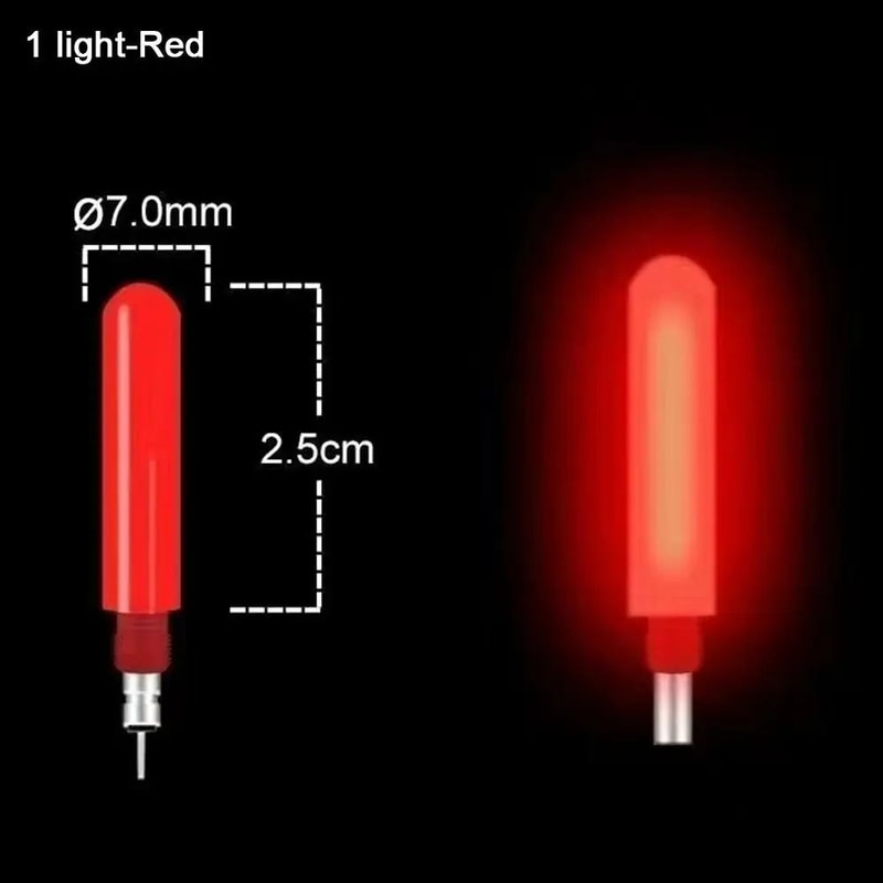 ColorChange Electronic Float Tail Bite Indicator Fishing Float Tail Tackle Accessory 1 Or 3 Segmen 7