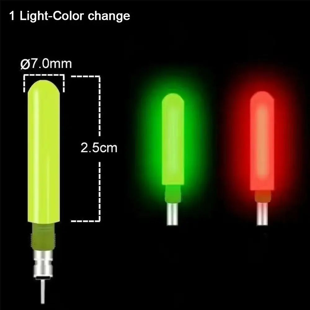 ColorChange Electronic Float Tail Bite Indicator Fishing Float Tail Tackle Accessory 1 Or 3 Segmen 8