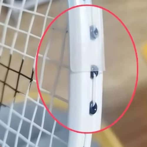 Invisible Transparent racket edge tape - Self-Adhesive Racket Frame Protector for Badminton & Tennis