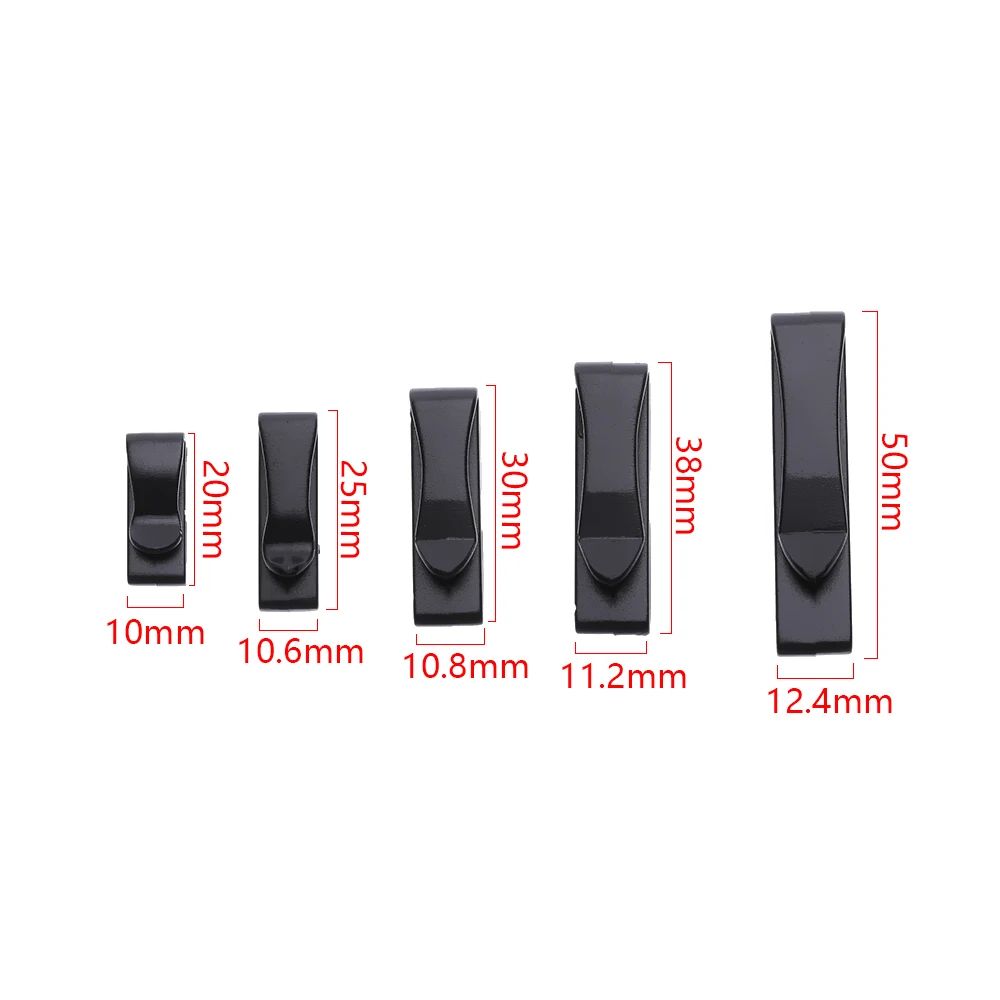 5Piece MOLLE Webbing Buckle Strap Keepers Backpack Strap Keeper Belt End Clip Set 2050mm 5