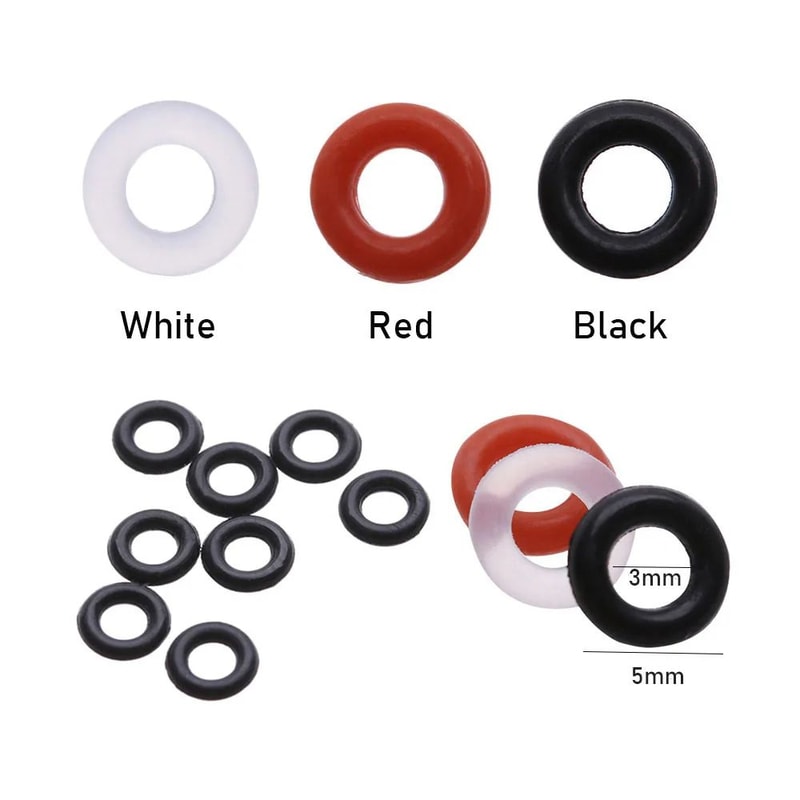 Archery Broadhead Rubber ORing Set 50100pcs Secure Fit Replacement Gaskets For Hunting Arrow Tips 5