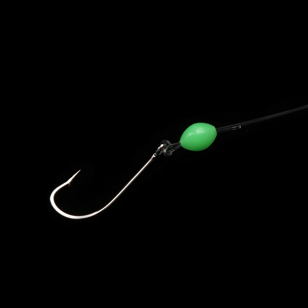 Luminous Oval Fishing Beads 100pcs Glow Sink Stopper Beads For Night Fishing Tackle 2