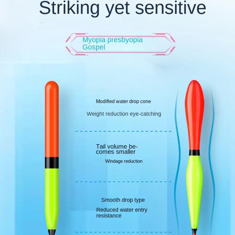 3Pack Rocky Strike Indicator Fishing Floats HighVisibility Triangle Tail Slip Bobber Set 2