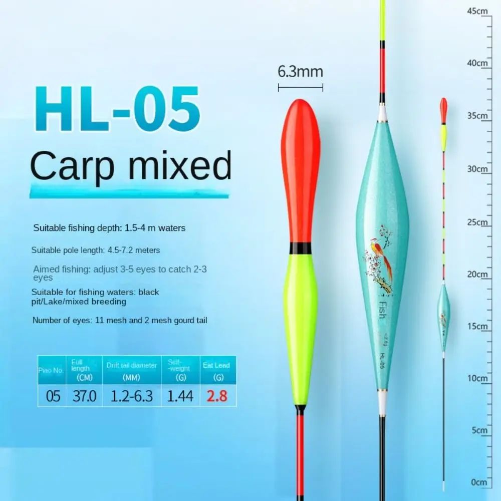 3Pack Rocky Strike Indicator Fishing Floats HighVisibility Triangle Tail Slip Bobber Set 8