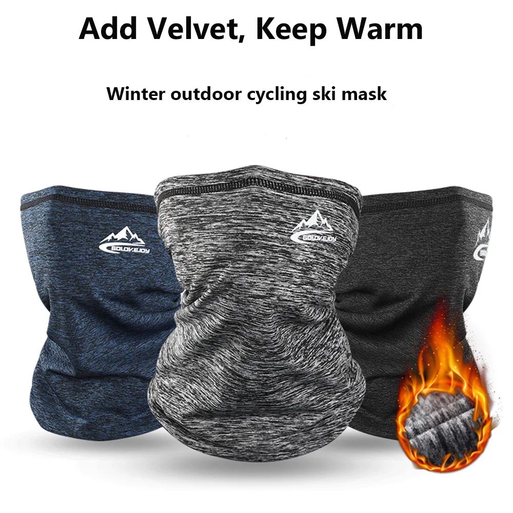 Thermal Fleece Winter Neck Warmer Neck Gaiter For Cycling Running Outdoor Sports 1