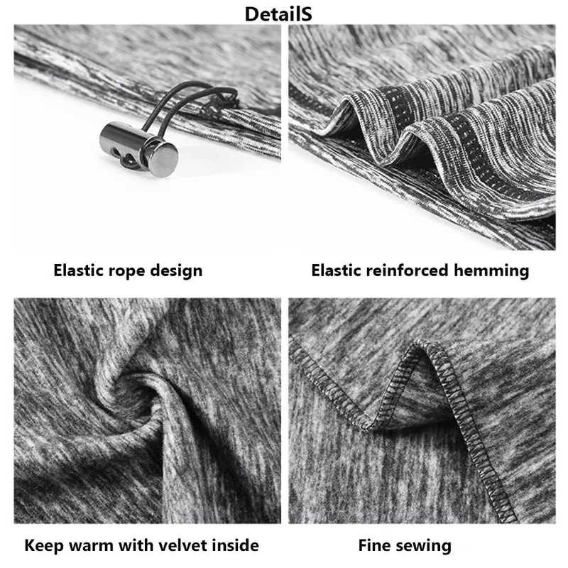 Thermal Fleece Winter Neck Warmer Neck Gaiter For Cycling Running Outdoor Sports 4