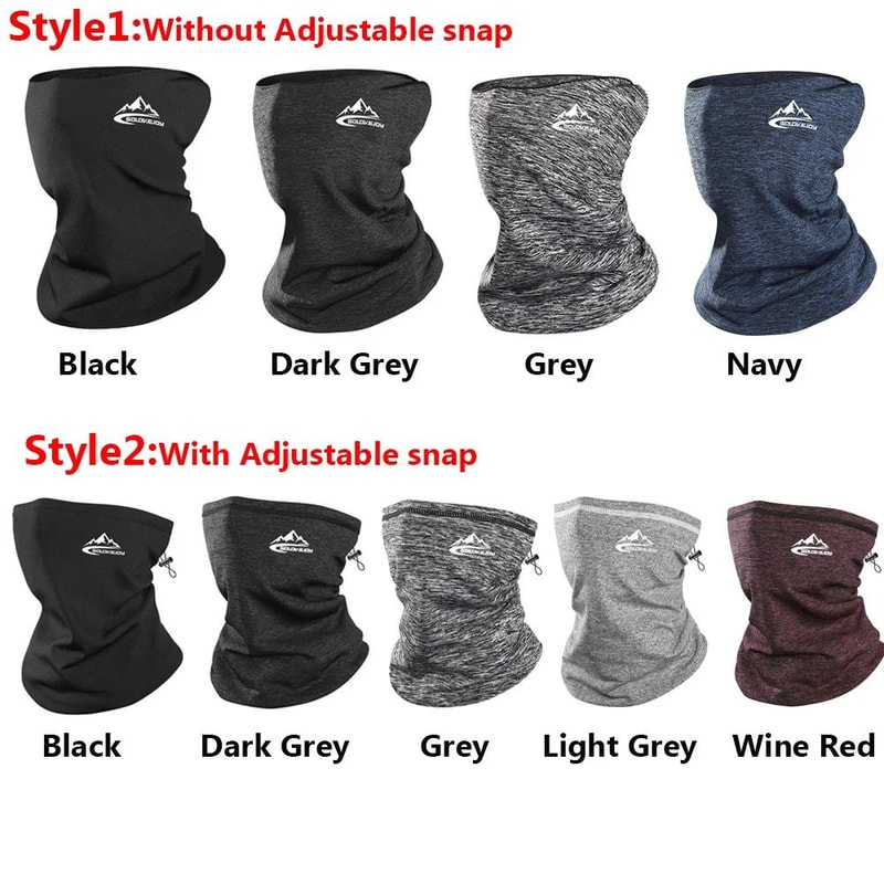 Thermal Fleece Winter Neck Warmer Neck Gaiter For Cycling Running Outdoor Sports 5