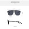 UV400 Square Frame Sunglasses Retro Punk Black Shades For Men Women 5
