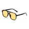 UV400 Square Frame Sunglasses Retro Punk Black Shades For Men Women 6