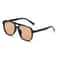 UV400 Square Frame Sunglasses Retro Punk Black Shades For Men Women 8