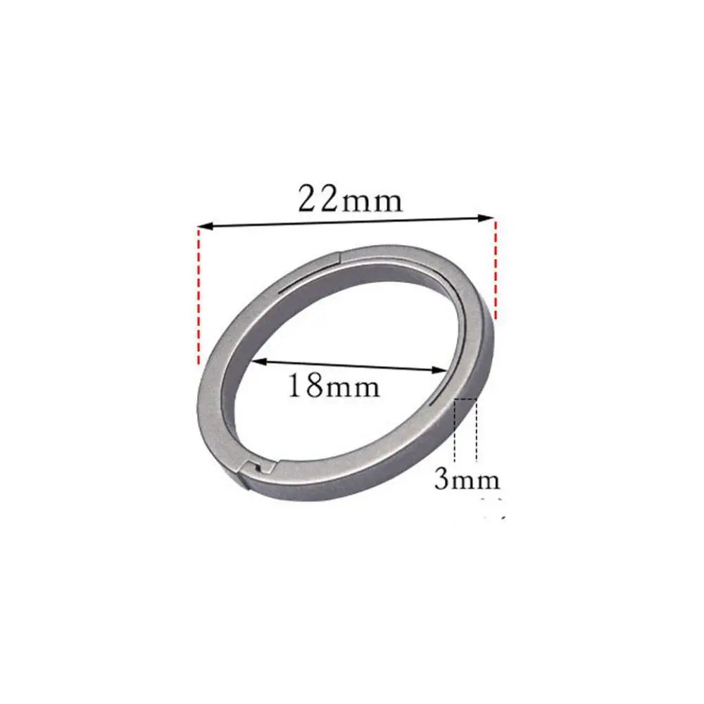 UltraLight TC4 Titanium Key Ring Set 1732mm Minimalist EDC Keyring For Everyday Carry 6