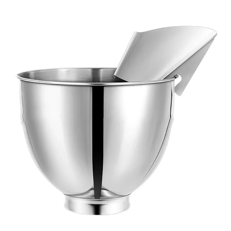 Lifesparking Stainless Steel KitchenAid Pour Shield Universal Mixer Splash Guard With Pour Spout 4