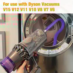 dyson dryer vent cleaner kit – flexible dryer vent hose & lint remover attachment (fits v6–v15)