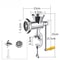 Stainless Steel Manual Meat Grinder With Table Clamp Hand Crank Food Processor For Meat Vegetable 2