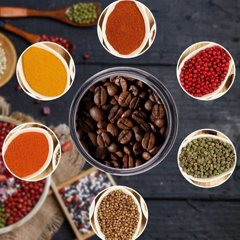 Ultrafine Multipurpose Electric Coffee Grinder Stainless Steel Coffee Bean Grinder For Spices Seed 4