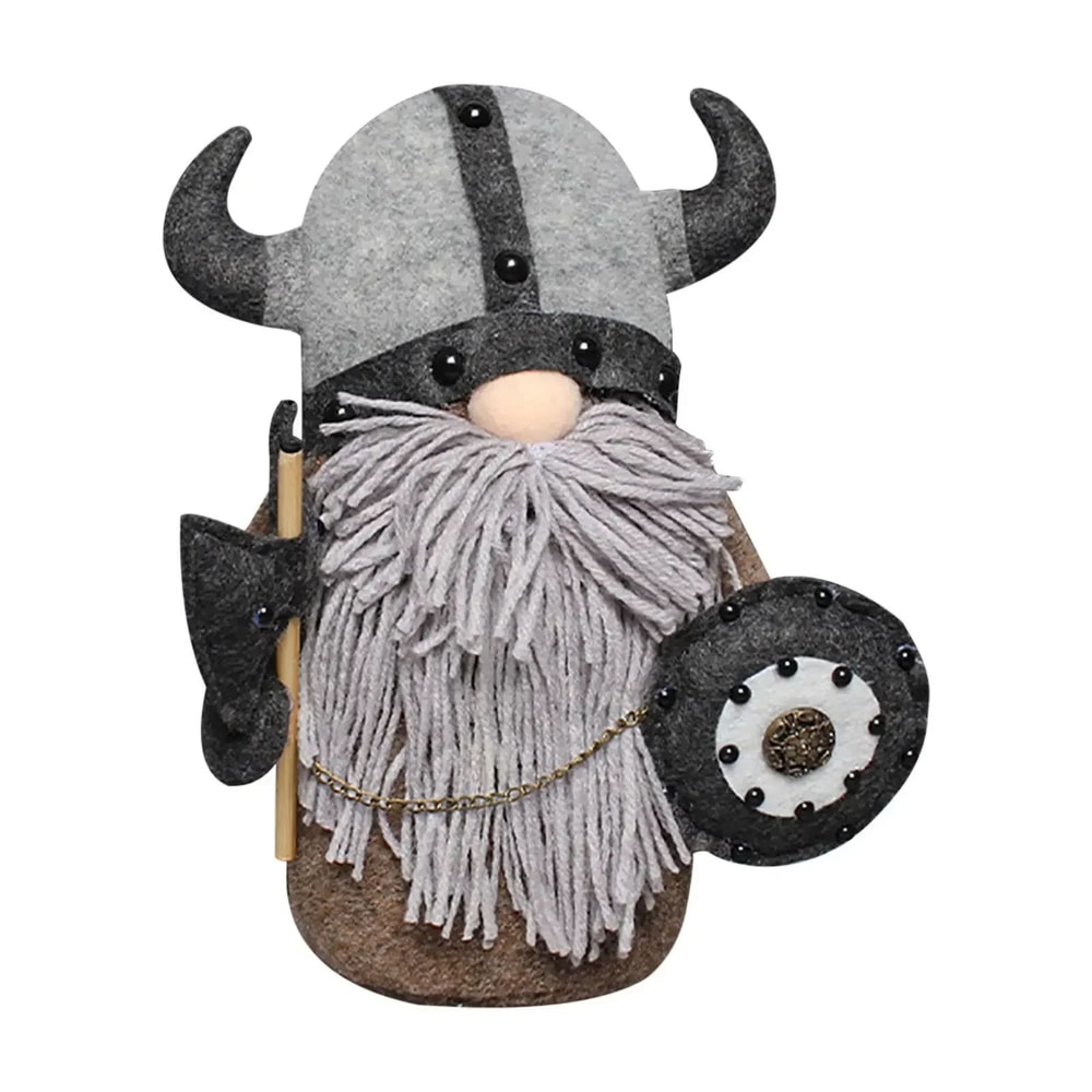 Faceless Viking Knight Gnome Plush Doll Whimsical Gnome Home Decor Cozy Gnome Gift 8