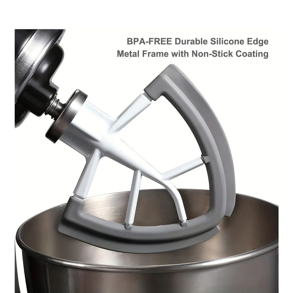 Flex Edge Beater For KitchenAid TiltHead Mixers 455 Quart Scraper Paddle Attachment 4