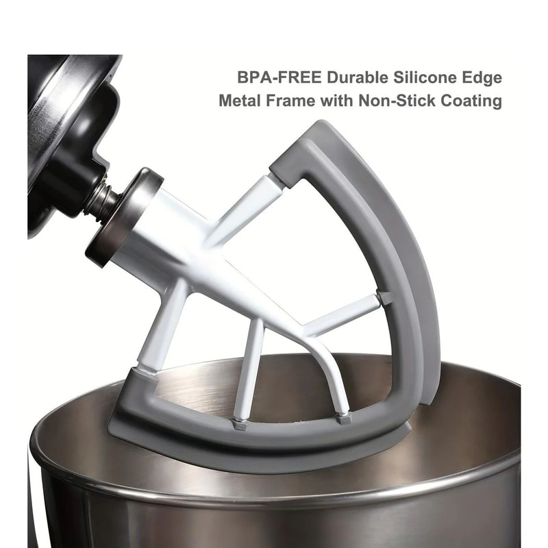 Flex Edge Beater For KitchenAid TiltHead Mixers 455 Quart Scraper Paddle Attachment 4