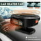 12V24V Portable Car Heater Fan Windshield Defroster Fast Defogging Winter Warmth Summer Cooling 0