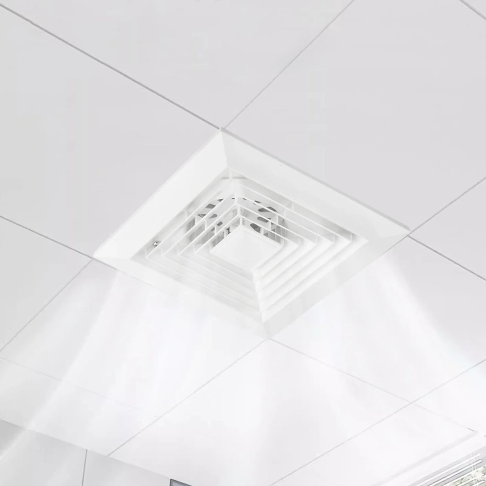 HighCFM Quiet Ceiling Exhaust Fan With Copper Motor For Bathroom Kitchen Ventilation 2