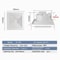 HighCFM Quiet Ceiling Exhaust Fan With Copper Motor For Bathroom Kitchen Ventilation 8