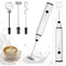 USB Rechargeable Handheld Milk Frother Wand Electric Coffee Matcha Foamer Whisk Mixer 0