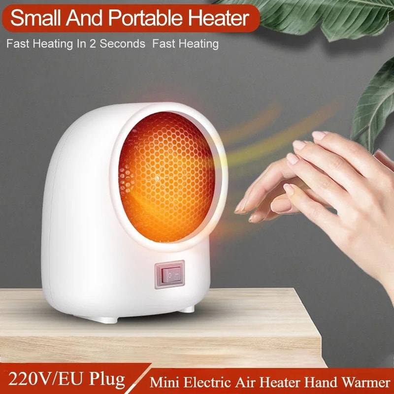 FastHeat Mini Space Heater 220V Portable Electric Desktop Heater For Home Office 0