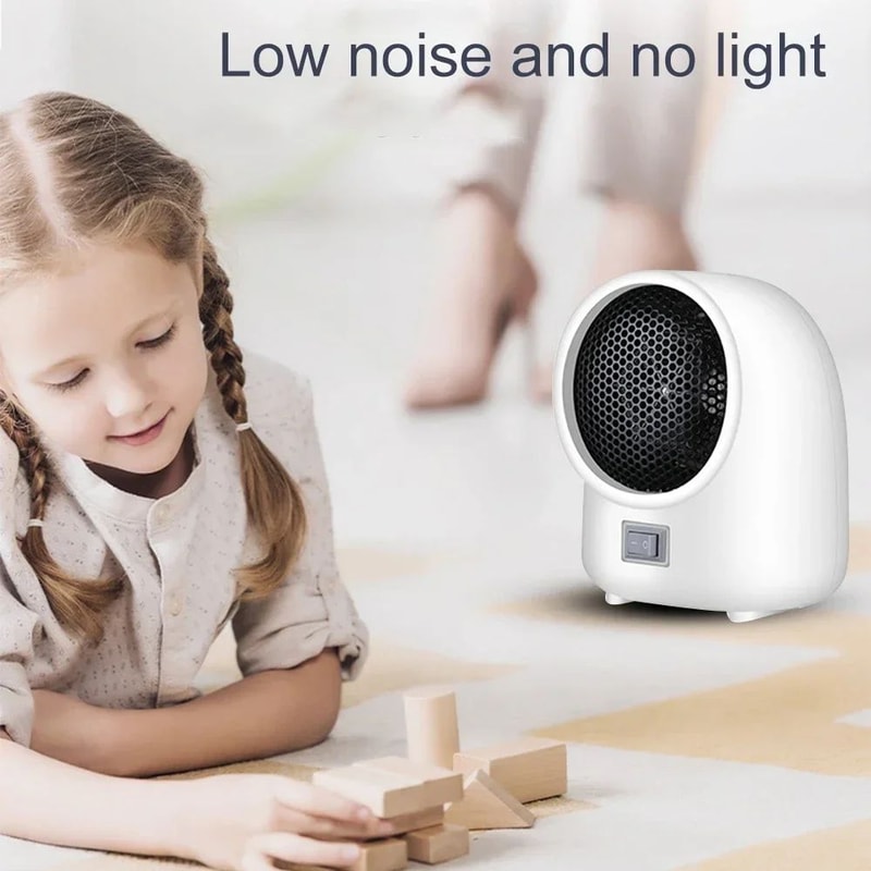 FastHeat Mini Space Heater 220V Portable Electric Desktop Heater For Home Office 4