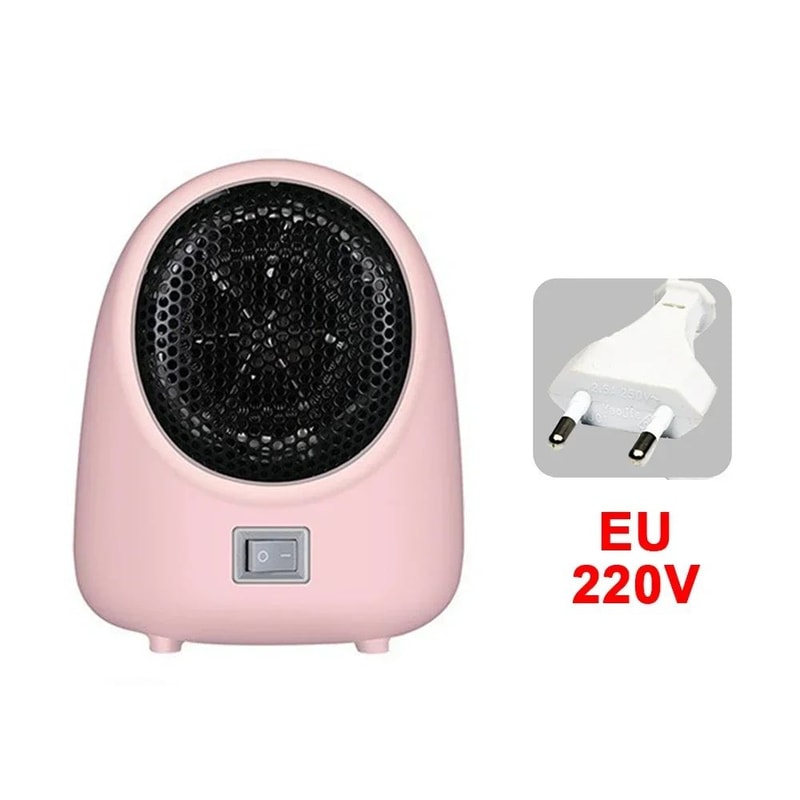 FastHeat Mini Space Heater 220V Portable Electric Desktop Heater For Home Office 7